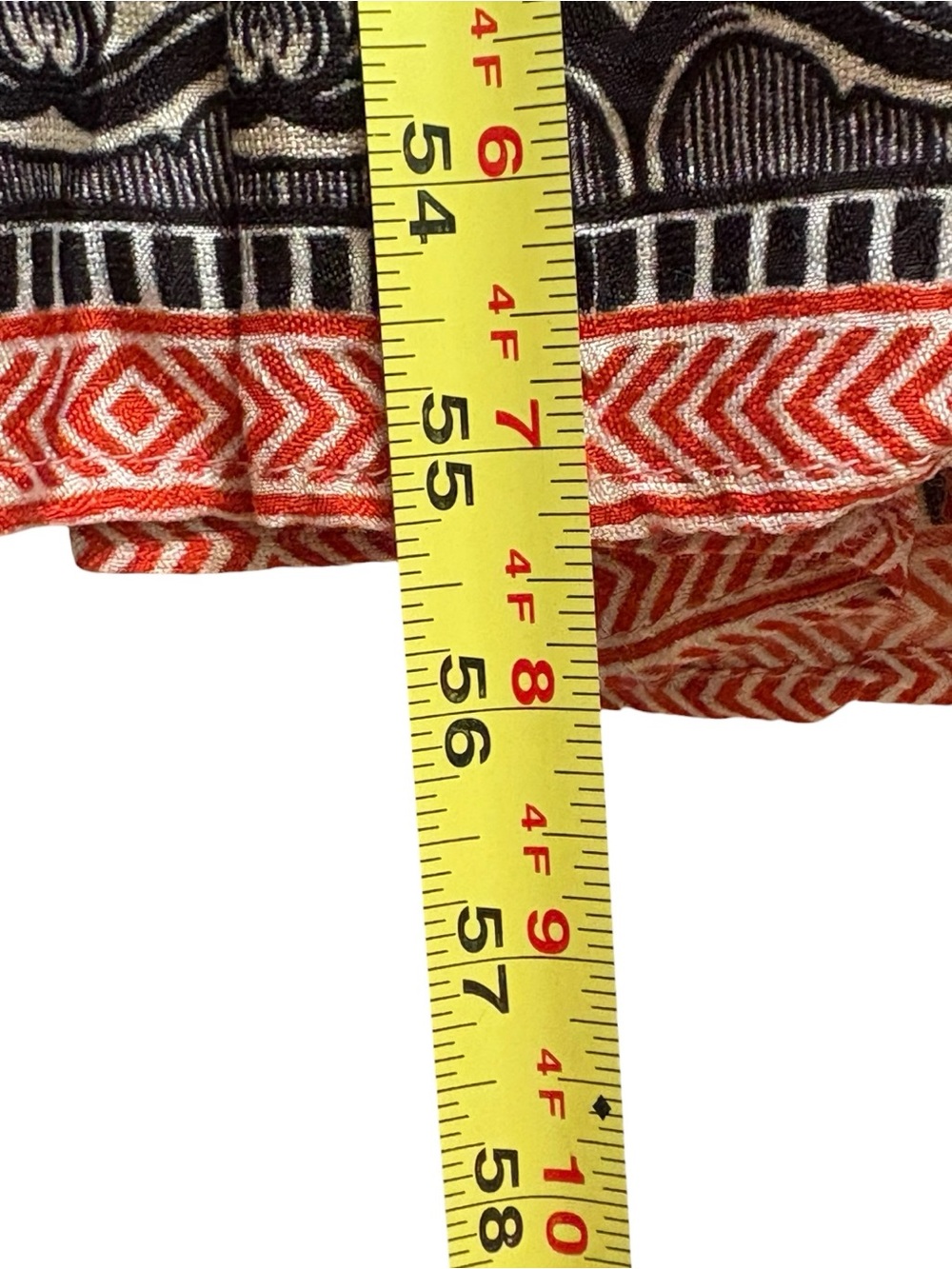 Anthropologie Bhanuni by Jyoti Tiered Maxi Dress Boho Print Size 4 - Picture 13 of 16